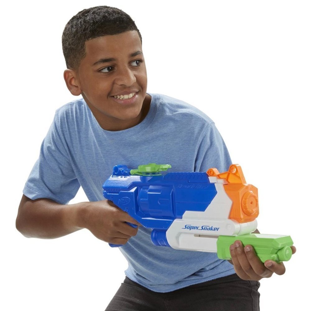 Nerf Super Soaker Gun Breach Blast White Orange
